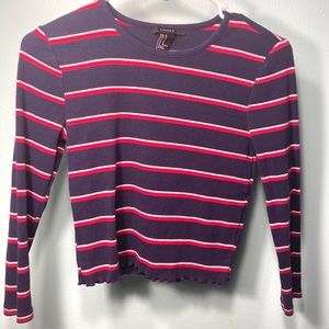 Forever 21 long sleeve crop top